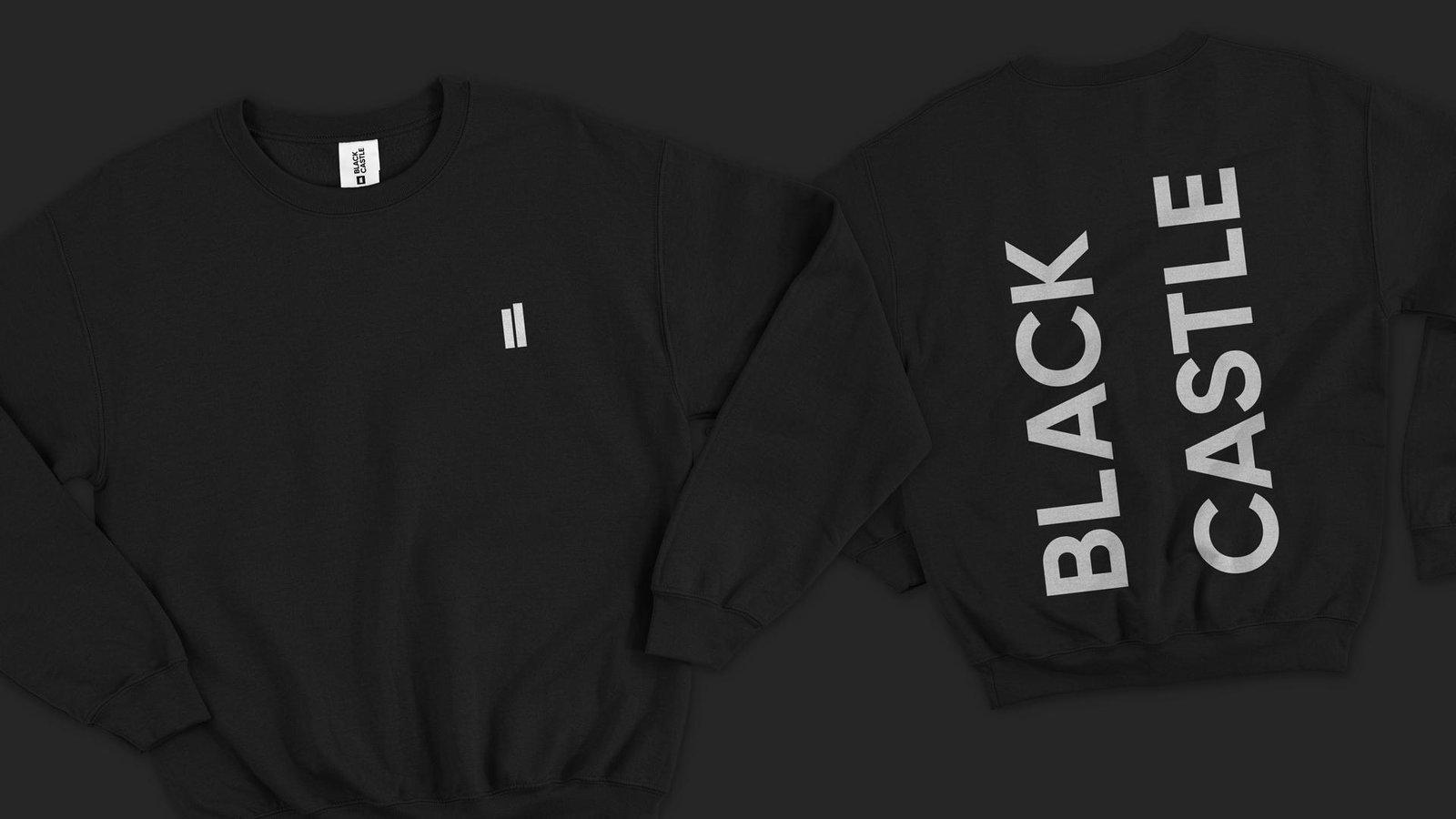 Black Castle mockup sweat Cooperativa Digital